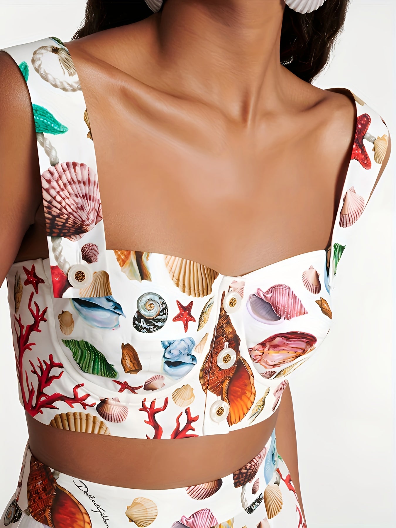 Grafische Print Short Set | Zomer Outfit Dames | Modieuze Vakantie Outfit