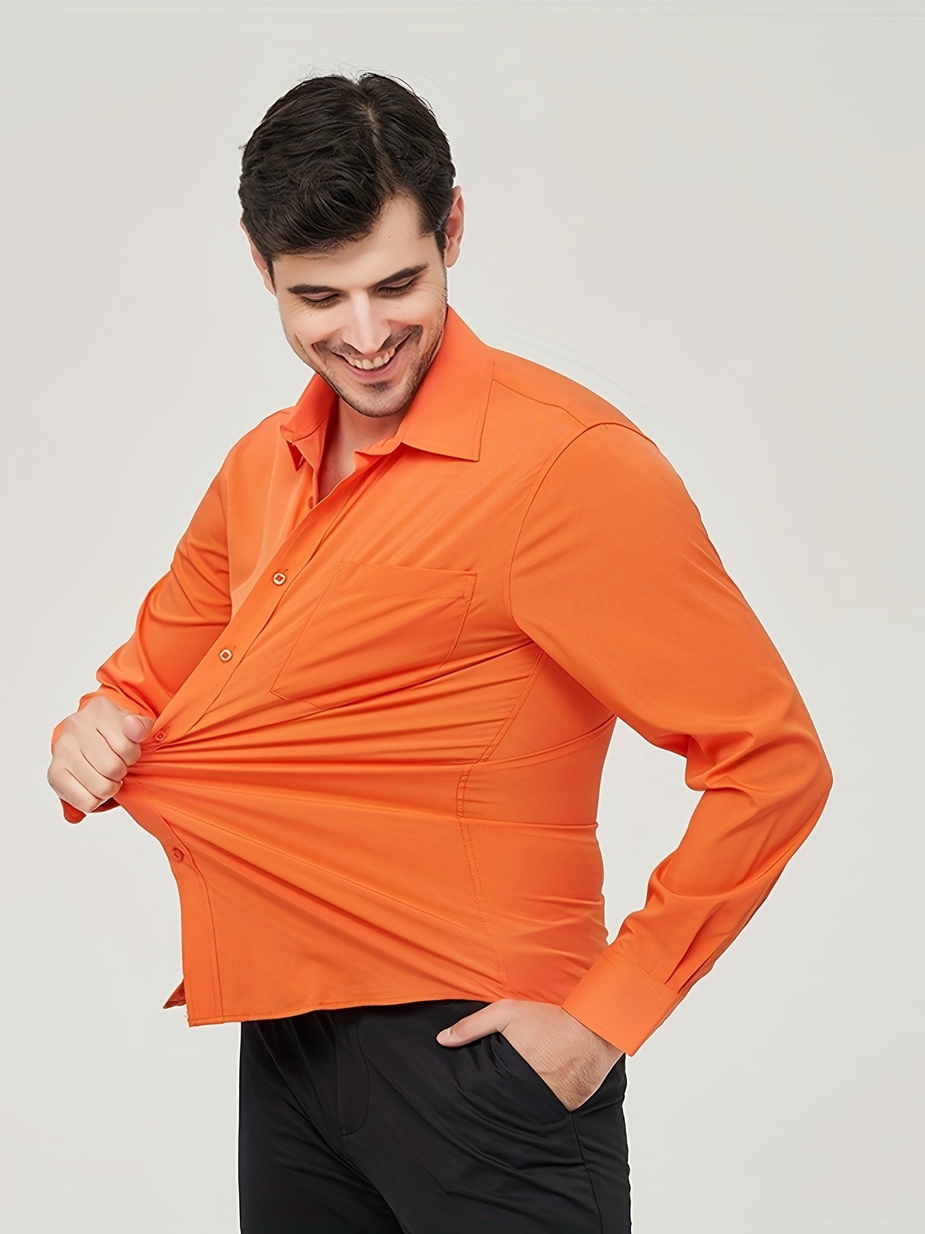 Blouse Heren | Comfortabele Egyptische Katoenen Blouse - Regular Fit - Puento Fortade - TP 10 - Essential