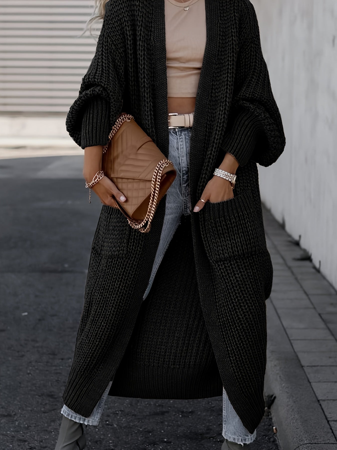 Cardigan | Regular Fit | Open Voorzijde - Lange Mouwen - Stijlvol en Warm voor Herfst en Winter