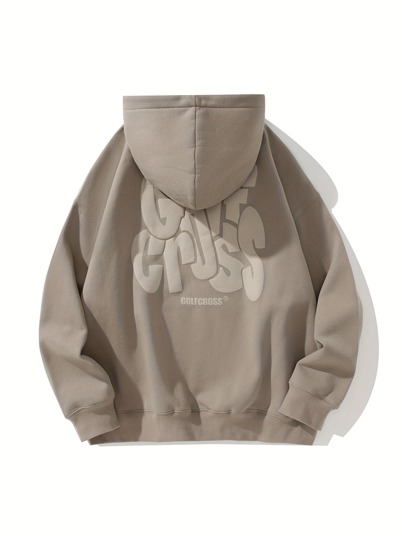 Loose Fit Hoodie met Letters Print Heren | Loose fit | Kangaroezak - Streetstyle design - Duurzaam katoenmix