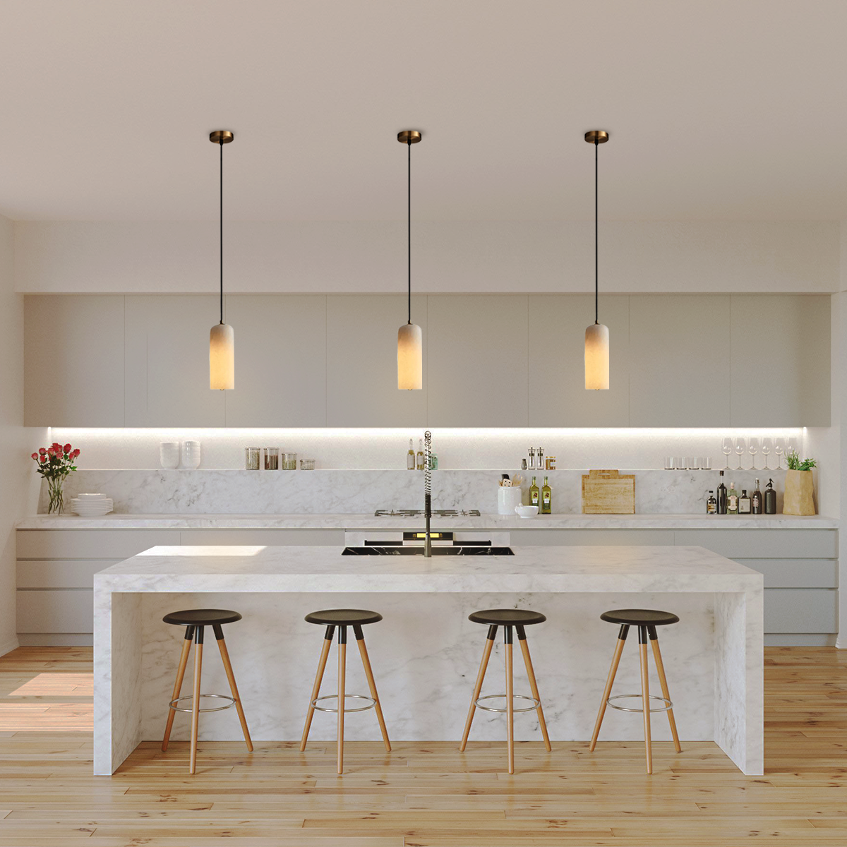 Monty Albasten Hanglamp