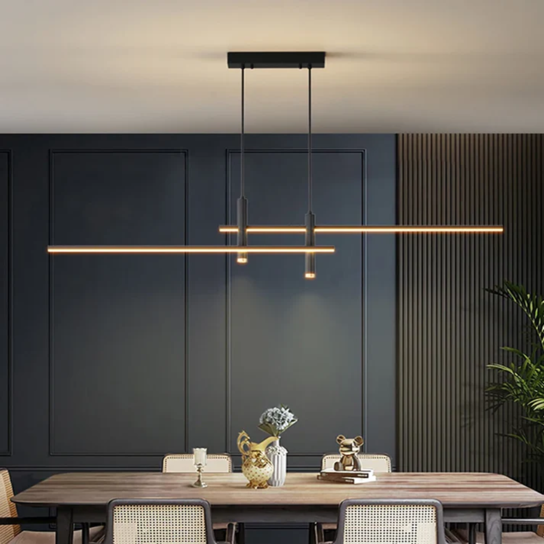 Juvo | Stijlvolle Designlamp | Minimalistisch Ontwerp | Dimbare LED Verlichting | Verstelbare Hoogte | Geschikt voor Eetkamer | Ideaal voor Sfeervolle Tafels | Past Perfect in Elk Interieur