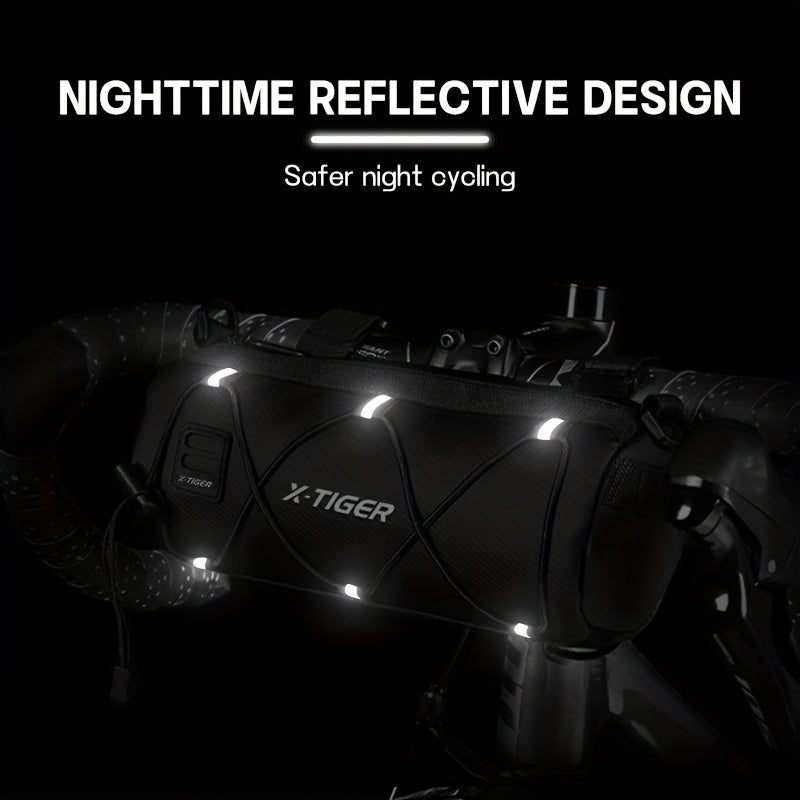 Ruime capaciteit fietstas | Stuurtas | Ruime stuurtas voor lange fietstochten