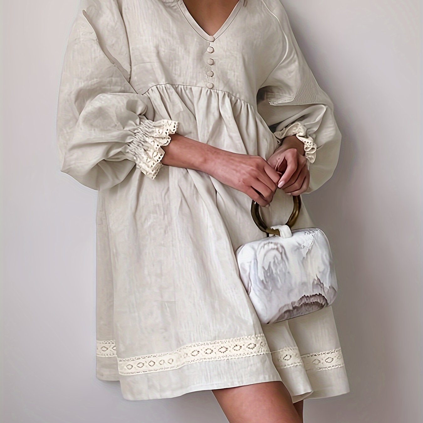 Casual zomerjurk | Zomerjurk | Ontspannen zomerjurk met elegante details