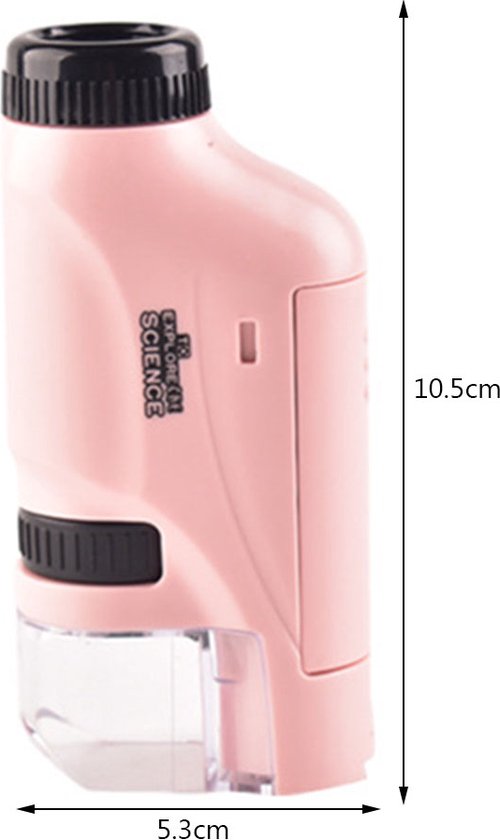 Draagbare Microscoop - Mini Explorer , 60x-120x Vergroting, Educatief Wetenschapsspeelgoed, +2 Jaar