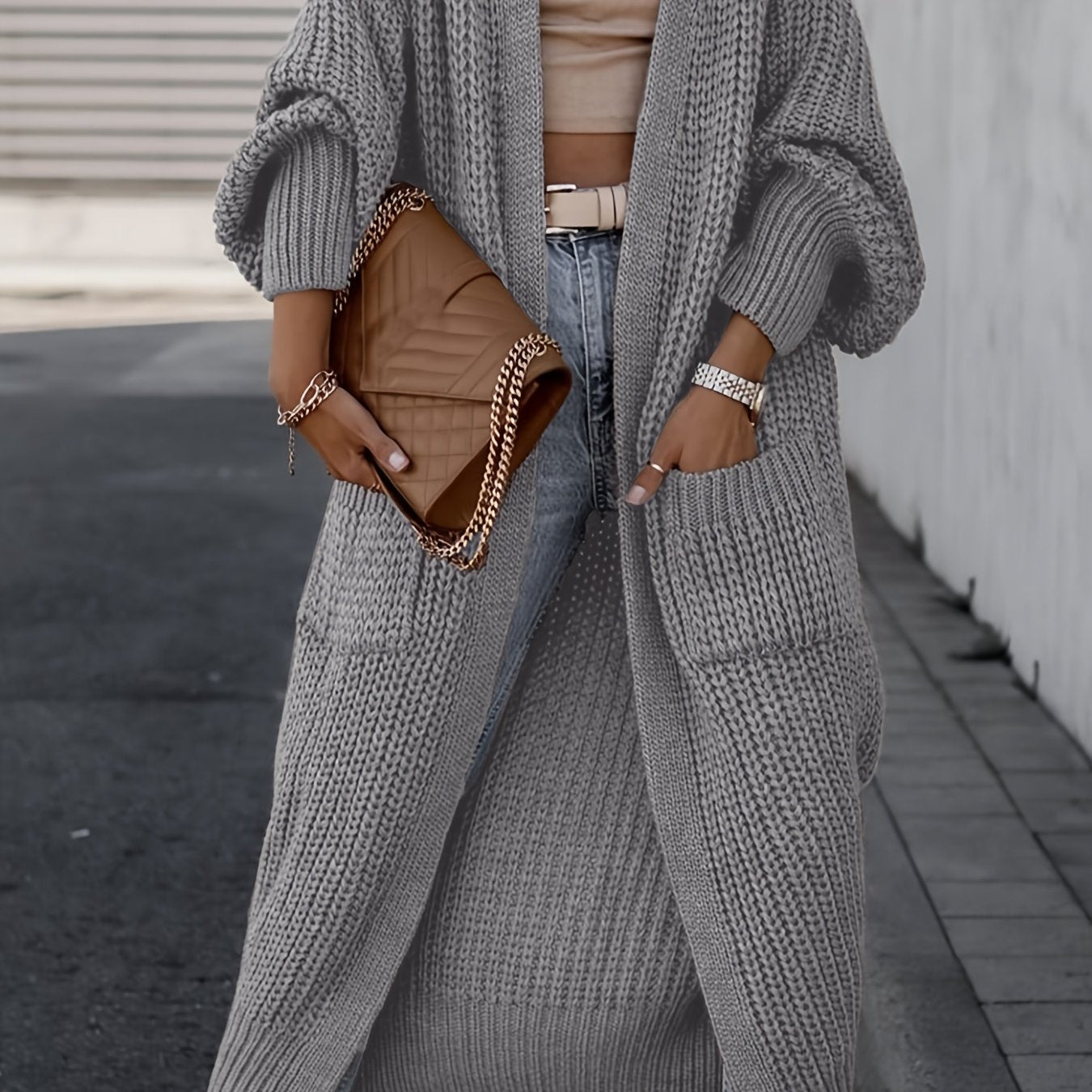Cardigan | Regular Fit | Open Voorzijde - Lange Mouwen - Stijlvol en Warm voor Herfst en Winter