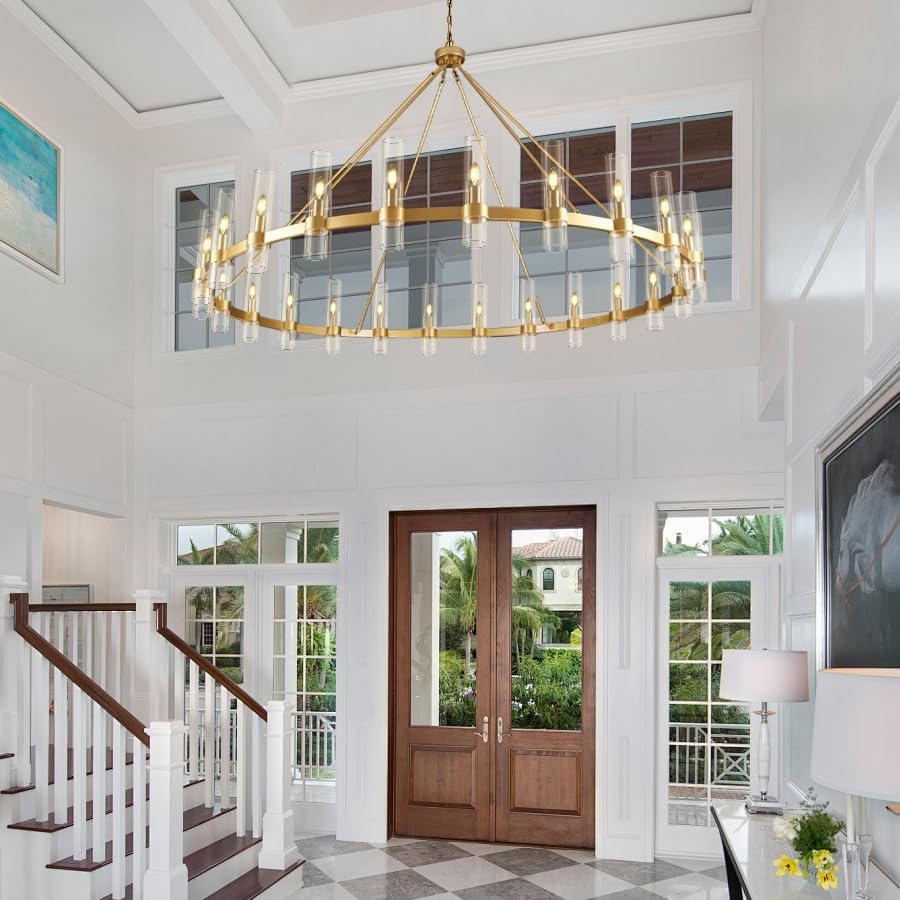 Farmhouse Wagon Wheel Kroonluchter