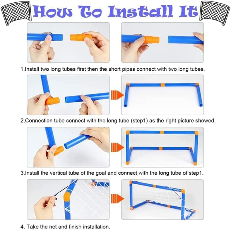 3-in-1 Hover Hockey en Voetbal Set - LED Verlichte Zwevende Bal voor Kinderen, Indoor en Outdoor Sport Speelgoed