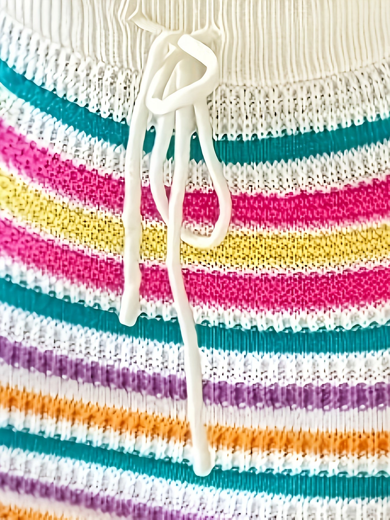 Gehaakte Halter Top Set | Zomer Outfit Dames | Kleurrijke Strand Outfit