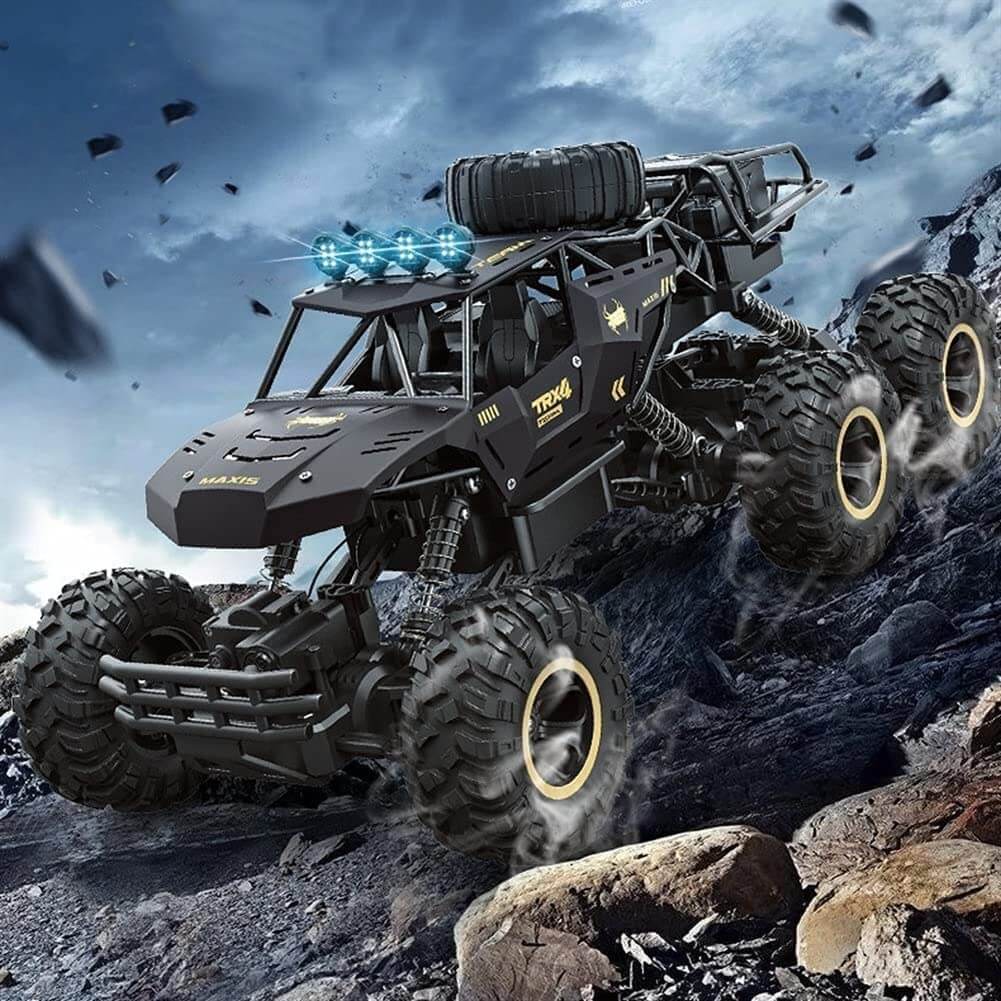 6-Wiel RC Monster Truck – Off-Road 1/12 Schaal Met Geavanceerde 2.4GHz Technologie en Hoge Snelheid