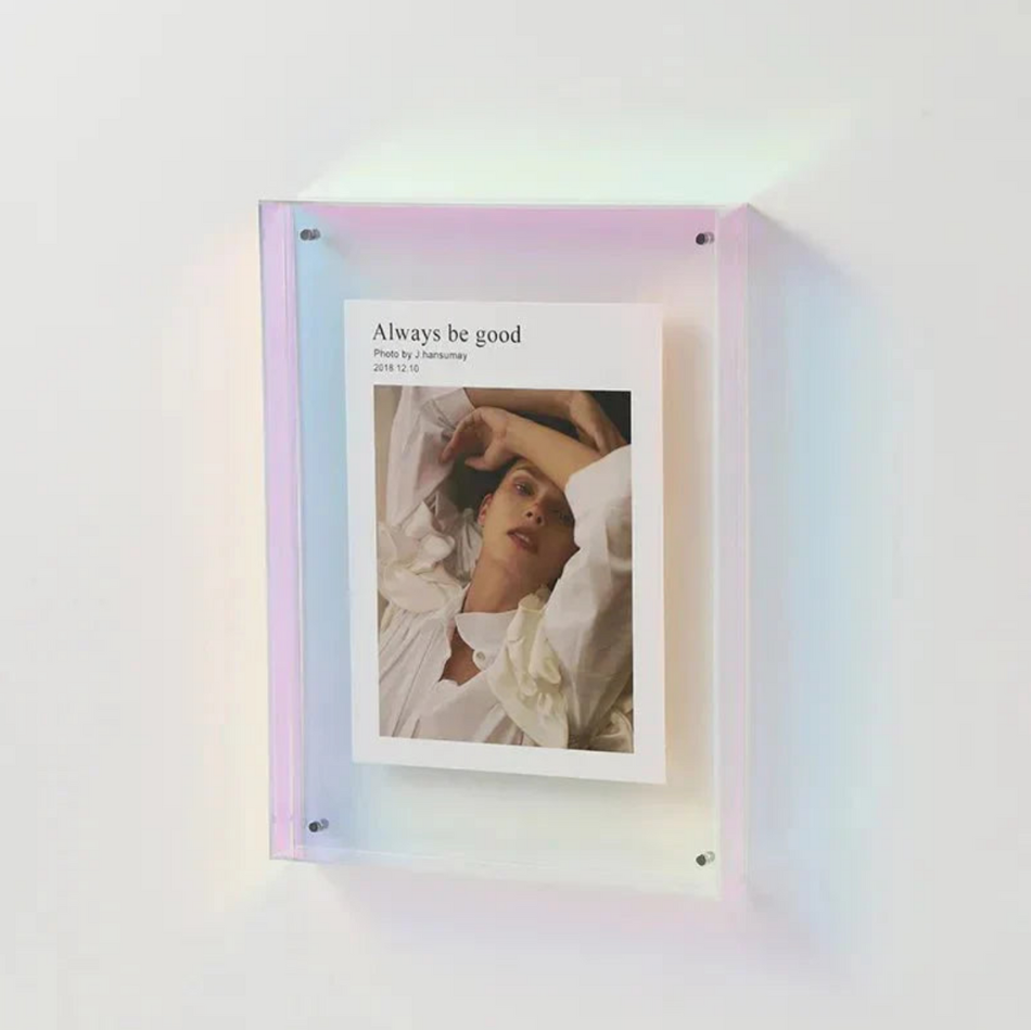 ListingFrame | Decoratief Fotolijstje van Levendig Gekleurd Transparant Acryl