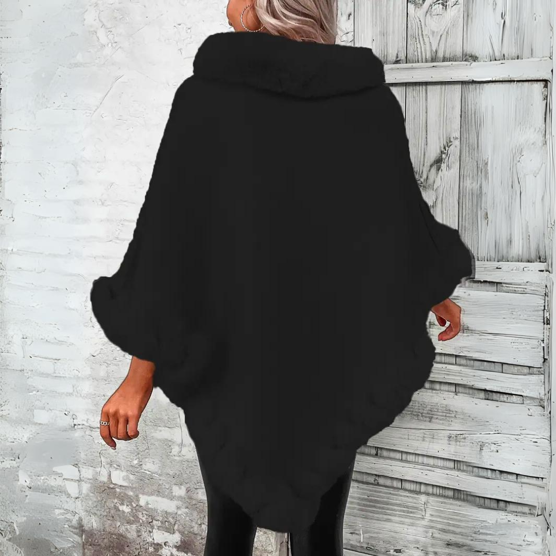 Cape Women, Knitted Cape | Warm - Sophisticated - Perfect for Cold Seasons