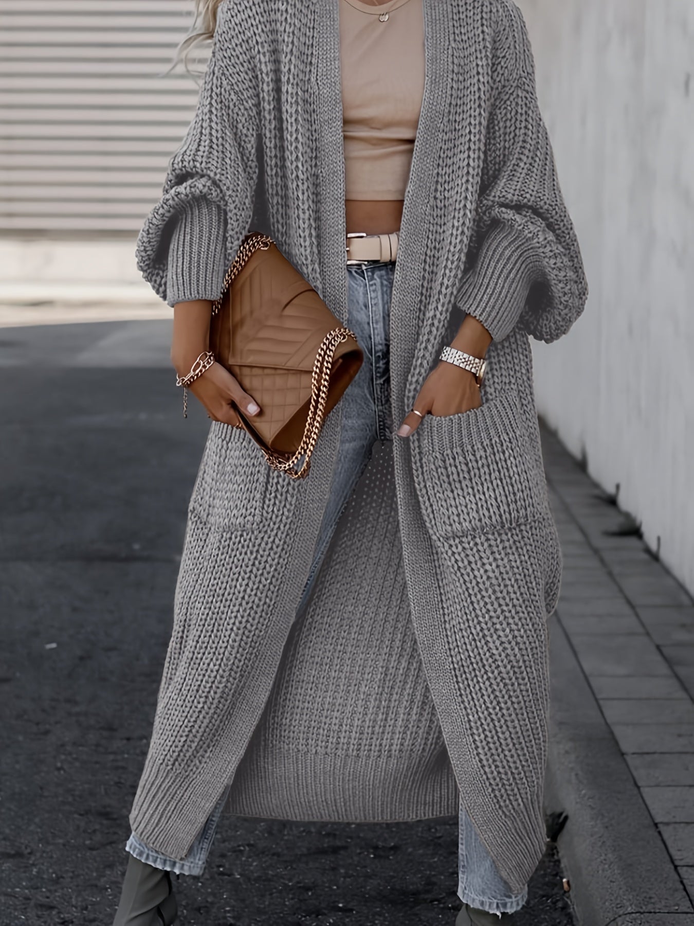 Cardigan | Regular Fit | Open Voorzijde - Lange Mouwen - Stijlvol en Warm voor Herfst en Winter
