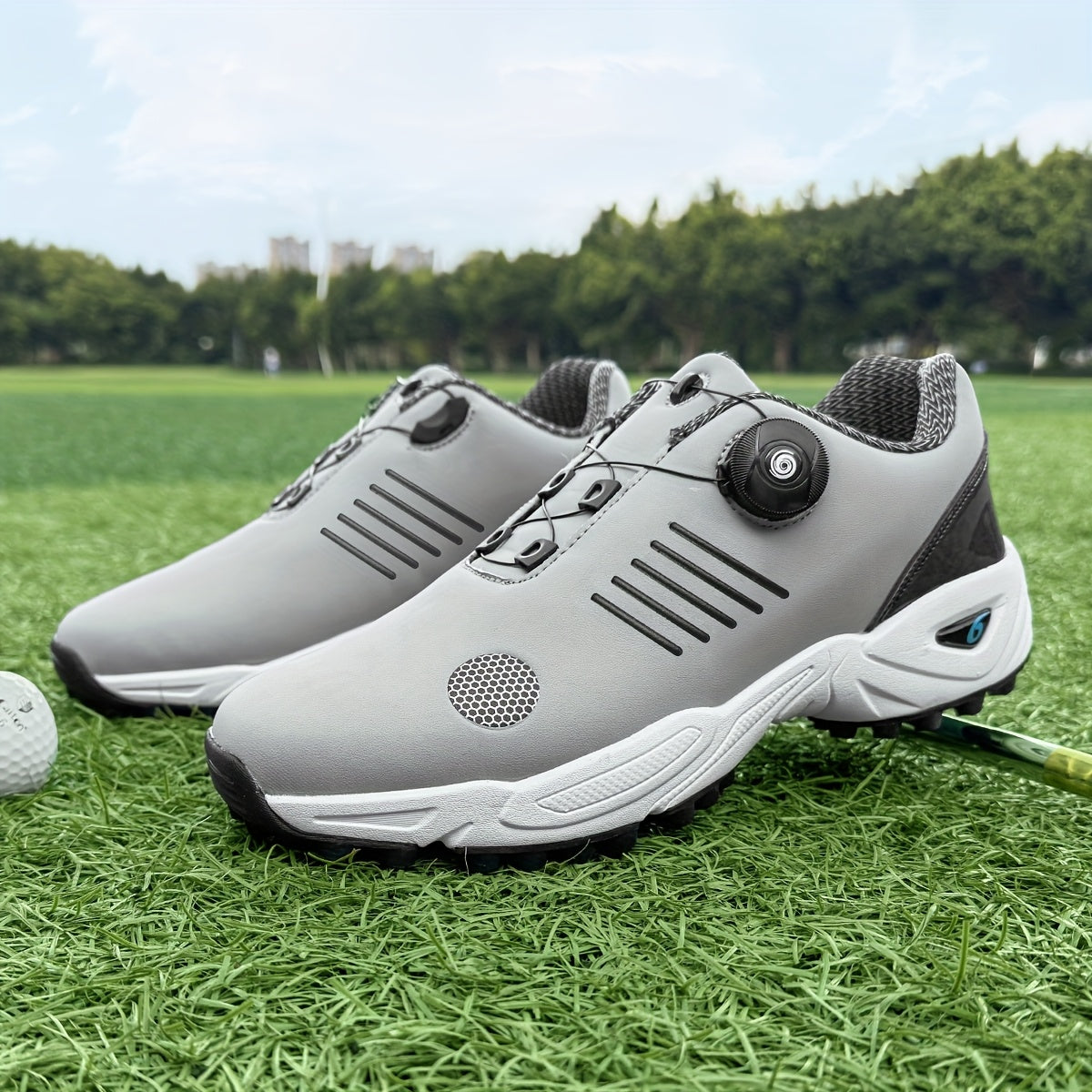 Golfeasy | Golfschoenen Heren met Grip & Sluitmechanisme met Draaiknop | Draaibaar vetersysteem | Draaisluiting | Lichtgewicht & Ademend Ontwerp