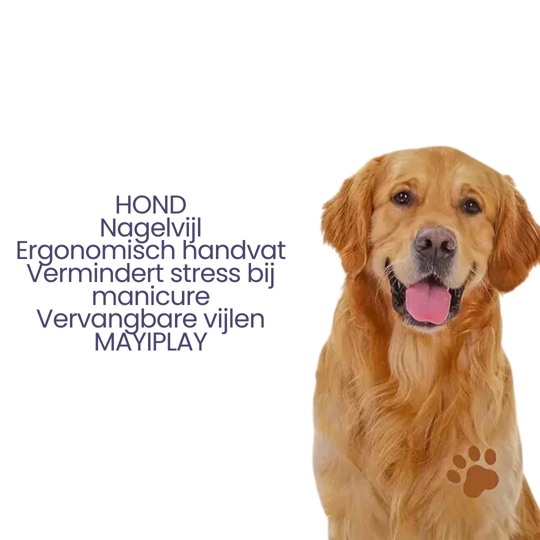 Stressvrije Handmatige nagelvijl voor honden (1+1 GRATIS)