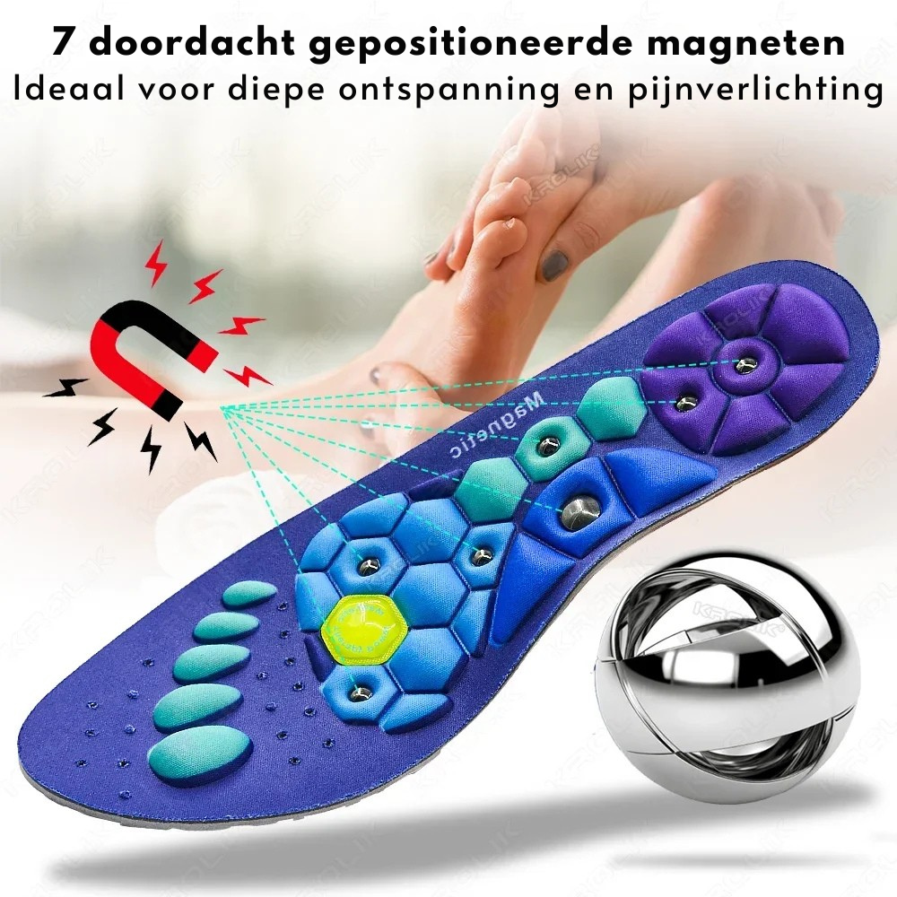 FootAlign – Magnetische Acupressuur Inlegzolen (Unisex)
