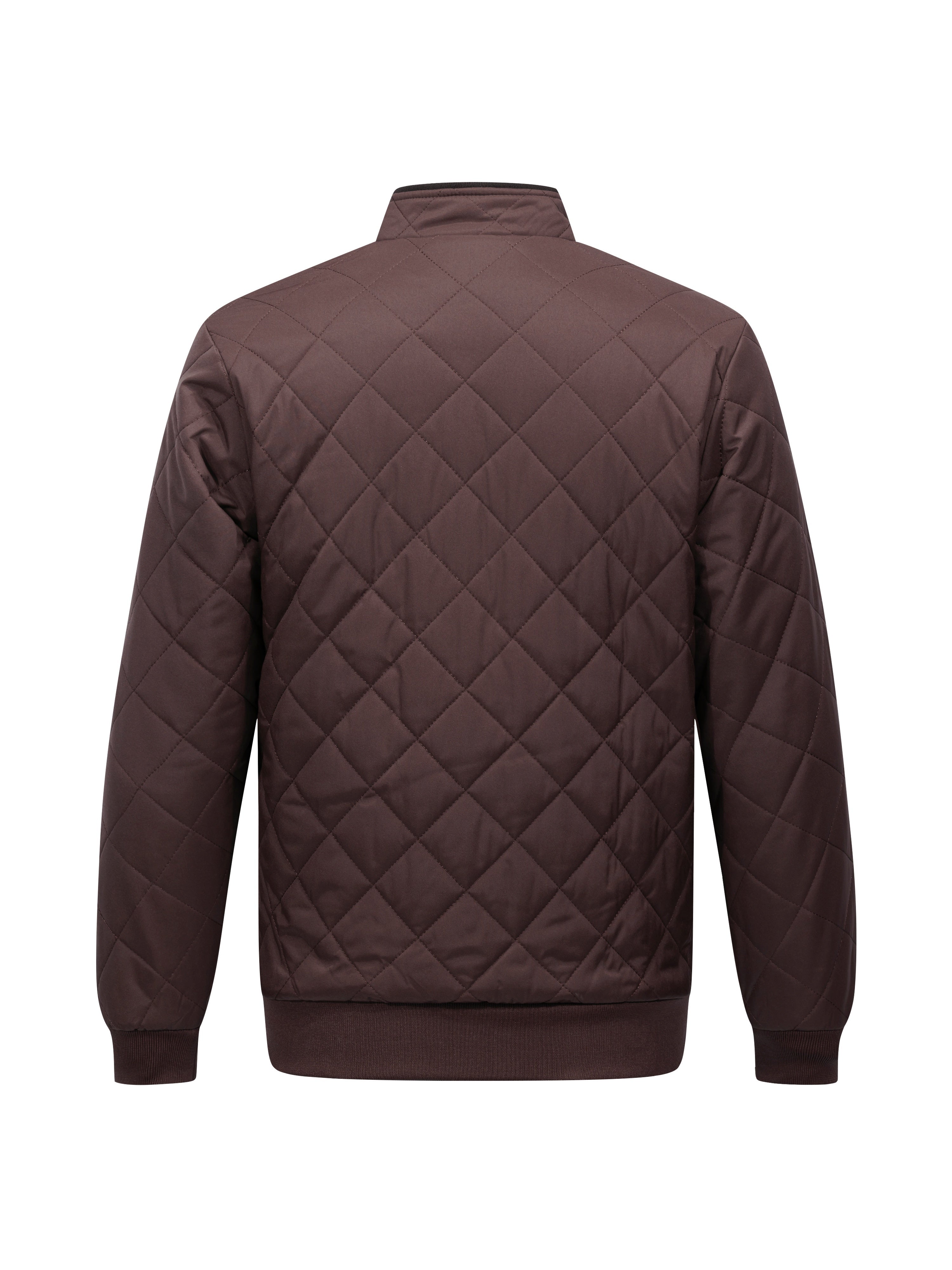 Visconte Heren Winterjas – Donkergroene Gewatteerde Fleece Jas met Capuchon, Zip-Up, Warme Loose Fit Jas voor Koud Weer