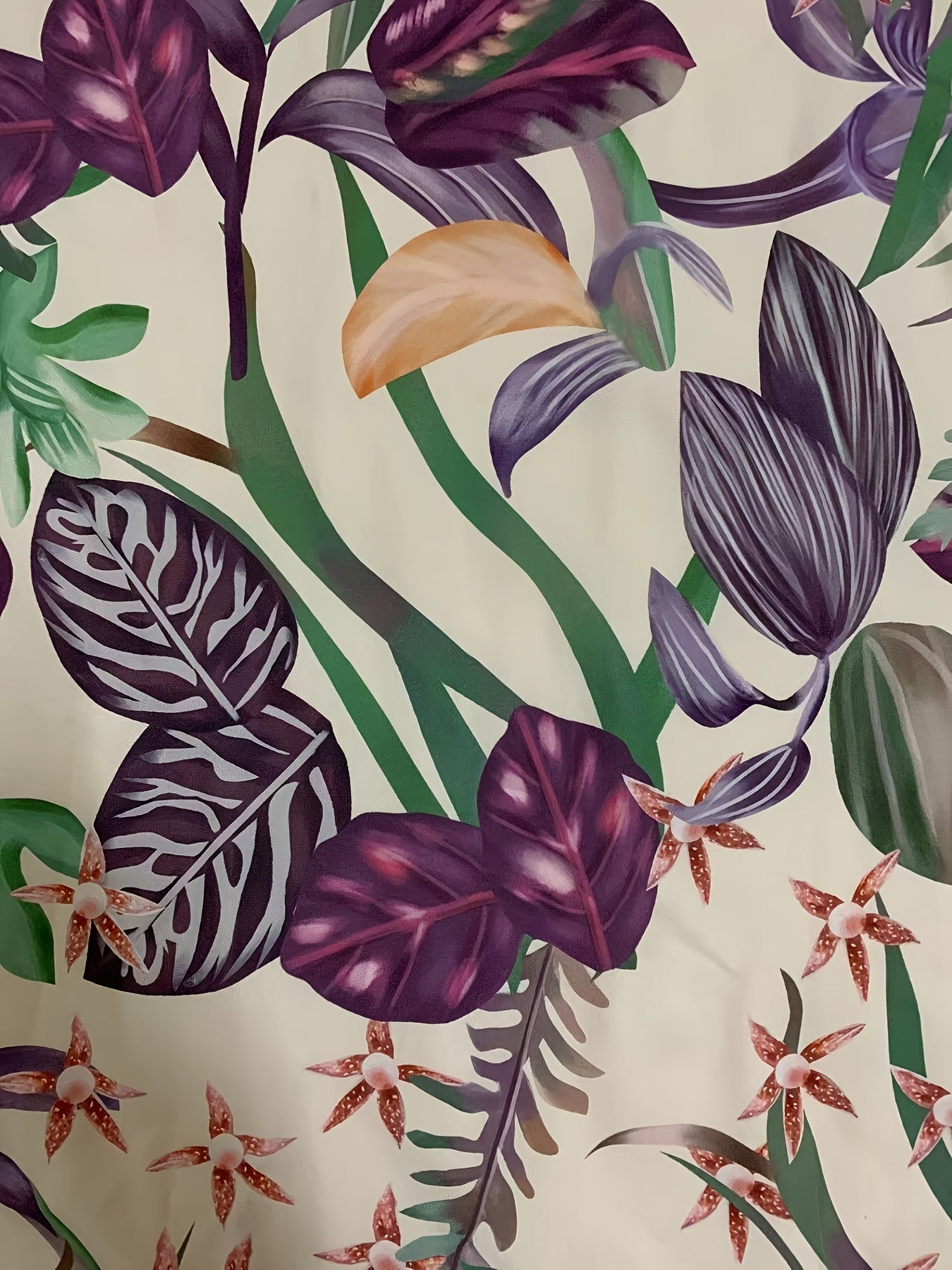 Botanische printjurk | Zomerjurk | Vrolijke zomerjurk met uitbundige botanische print en strikceintuur