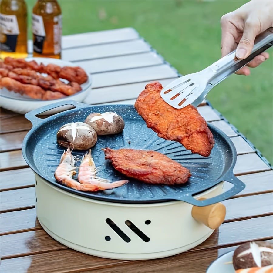 Gourmet Grill - Draagbare RVS Grill met Tafelbladverhitter - Stijlvol & Praktisch - KitchenCrest - FS+ - Essential