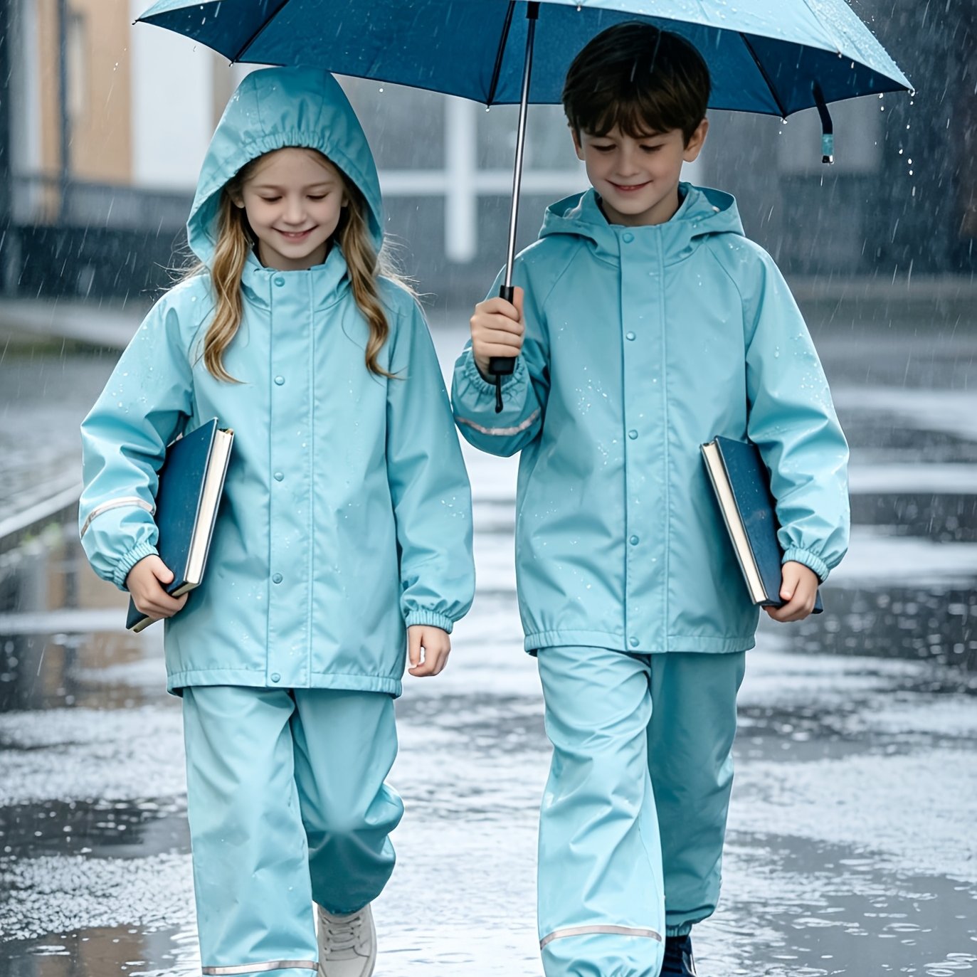 Waterdicht Kinder Regenpak - JuniorGuard - Lichtgewicht en Comfortabel