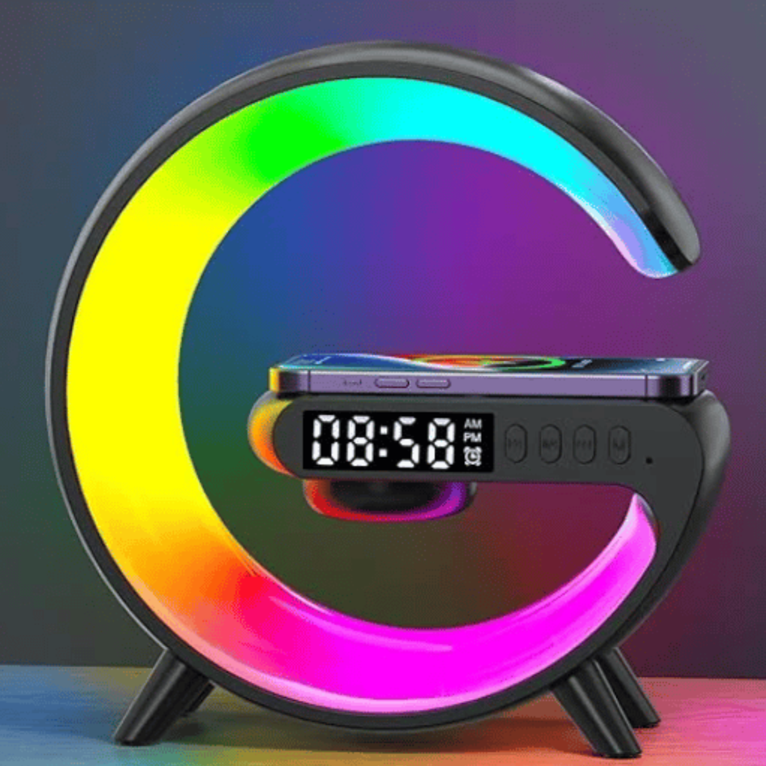 Draadloze Lamp en Luidspreker | Innovatief Design - Sfeerverlichting en Geluid - Compact En Stijlvol