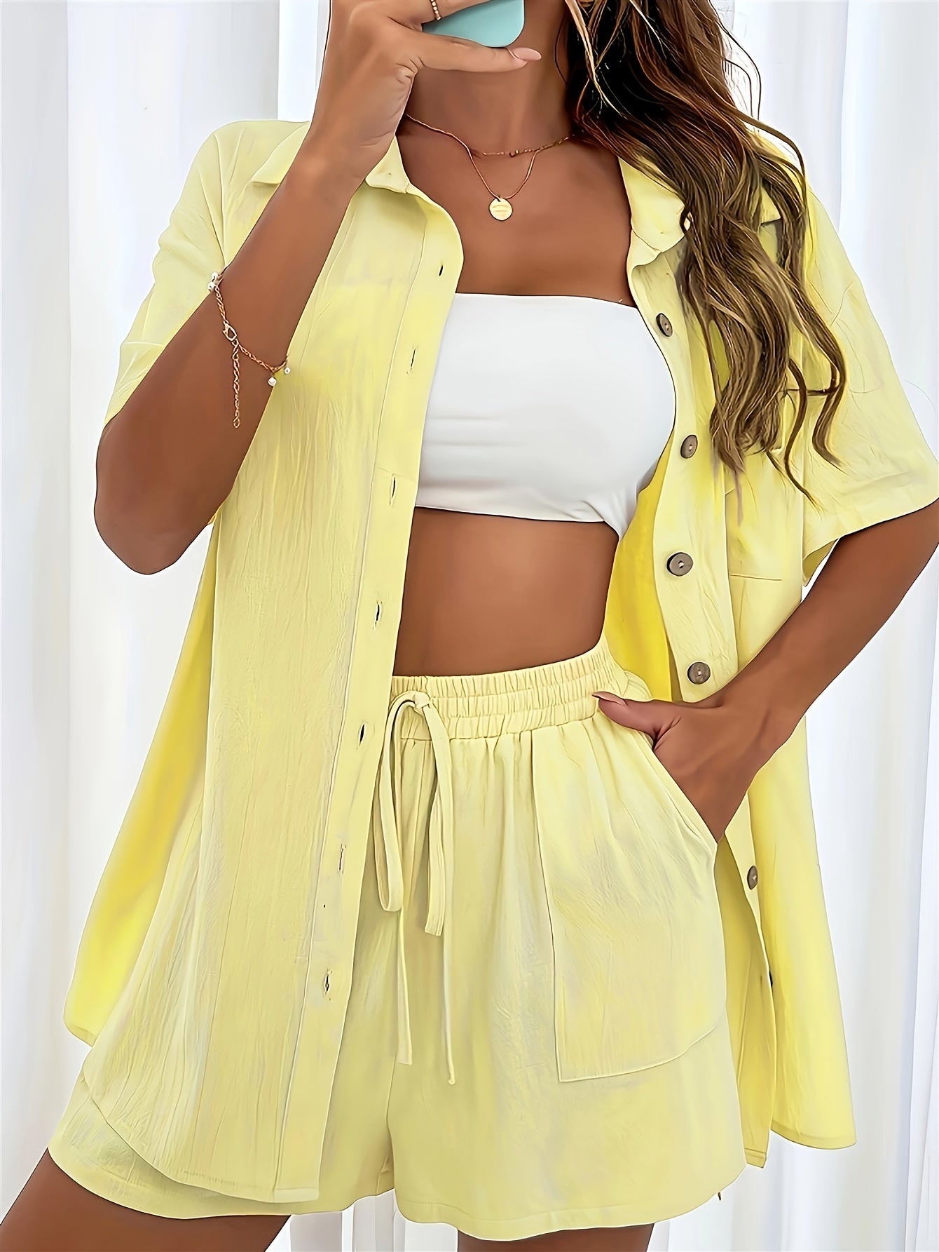 Licht Zomerpak | Zomerset dames | Luchtige Zomer Outfit