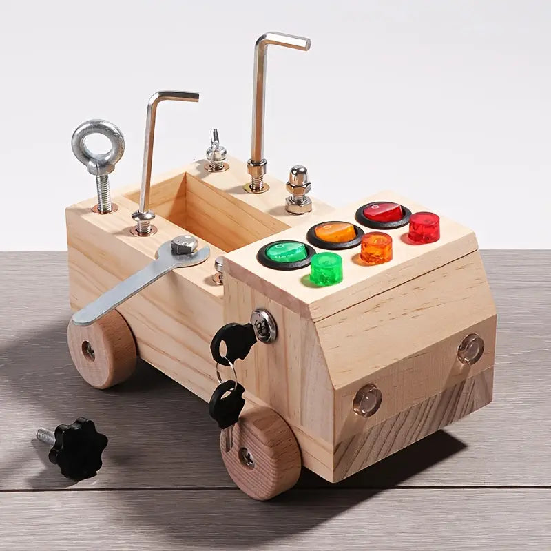 Montessori Bord met 6 LED's en 8 Bevestigingsschroeven Set