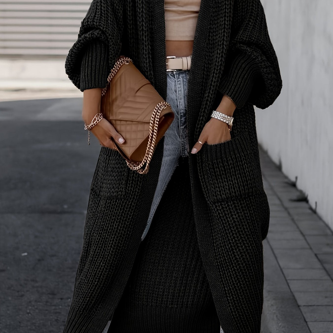 Cardigan | Regular Fit | Open Voorzijde - Lange Mouwen - Stijlvol en Warm voor Herfst en Winter