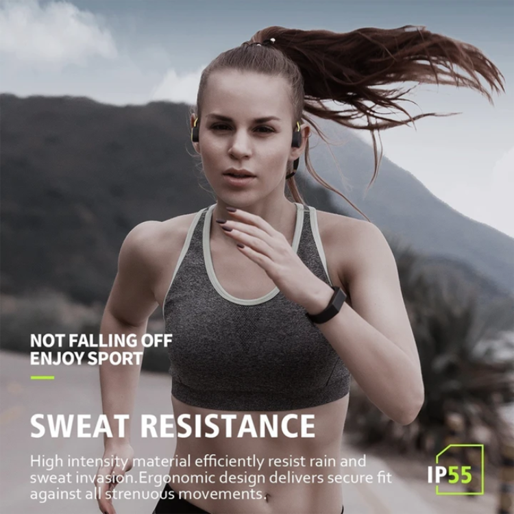 AeroLuid Bone Conduction Sportkoptelefoon – Draadloos & Waterdicht