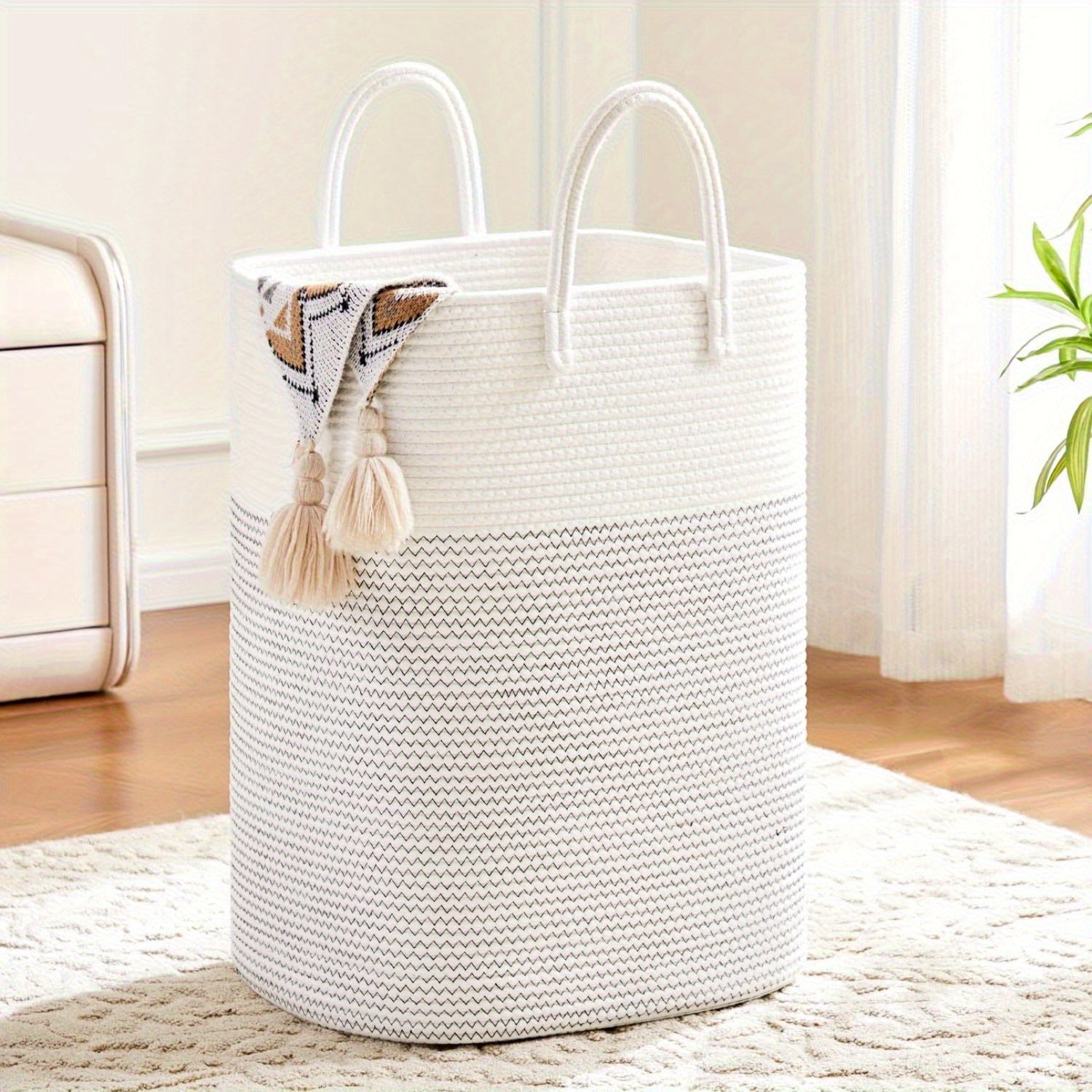 Wasmand Extra Groot | Opvouwbare Opbergmand met Handgrepen