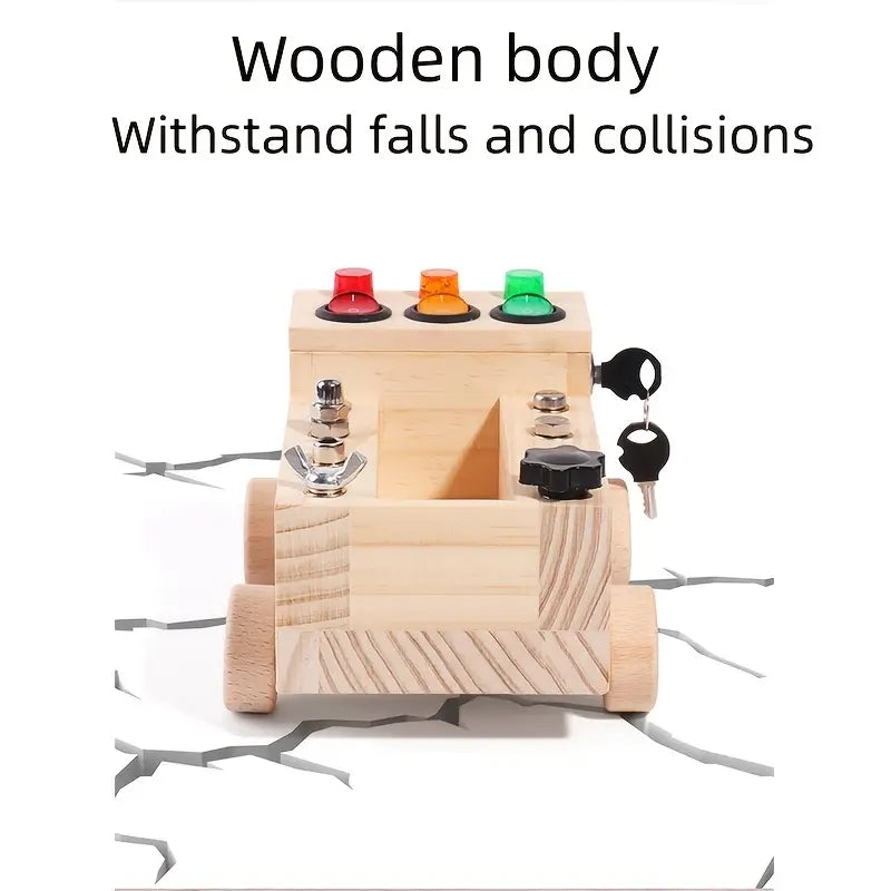 Montessori Bord met 6 LED's en 8 Bevestigingsschroeven Set