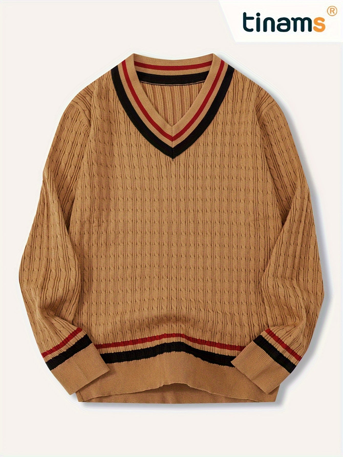 Tinams Trui Heren - Dino Print voor Leuke Winterse Stijl - Regular Fit - Puento Fortade - TP - Essential