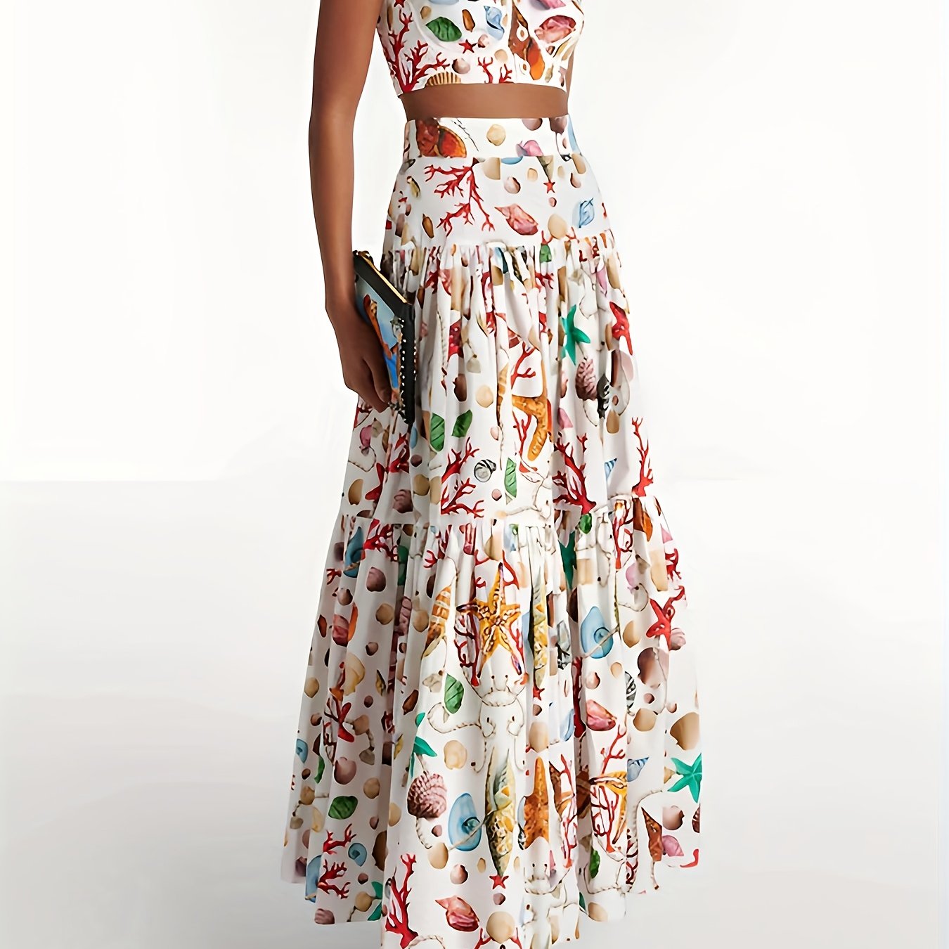 Grafische Print Short Set | Zomer Outfit Dames | Modieuze Vakantie Outfit