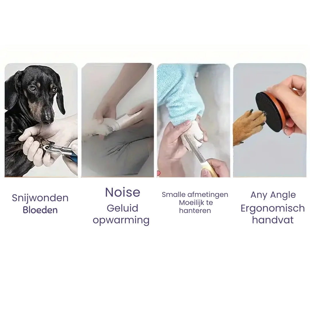 Stressvrije Handmatige nagelvijl voor honden (1+1 GRATIS)