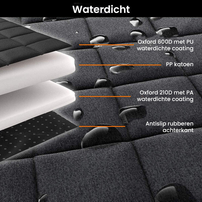 Grote Auto Hondenmand Achterbank Waterdicht