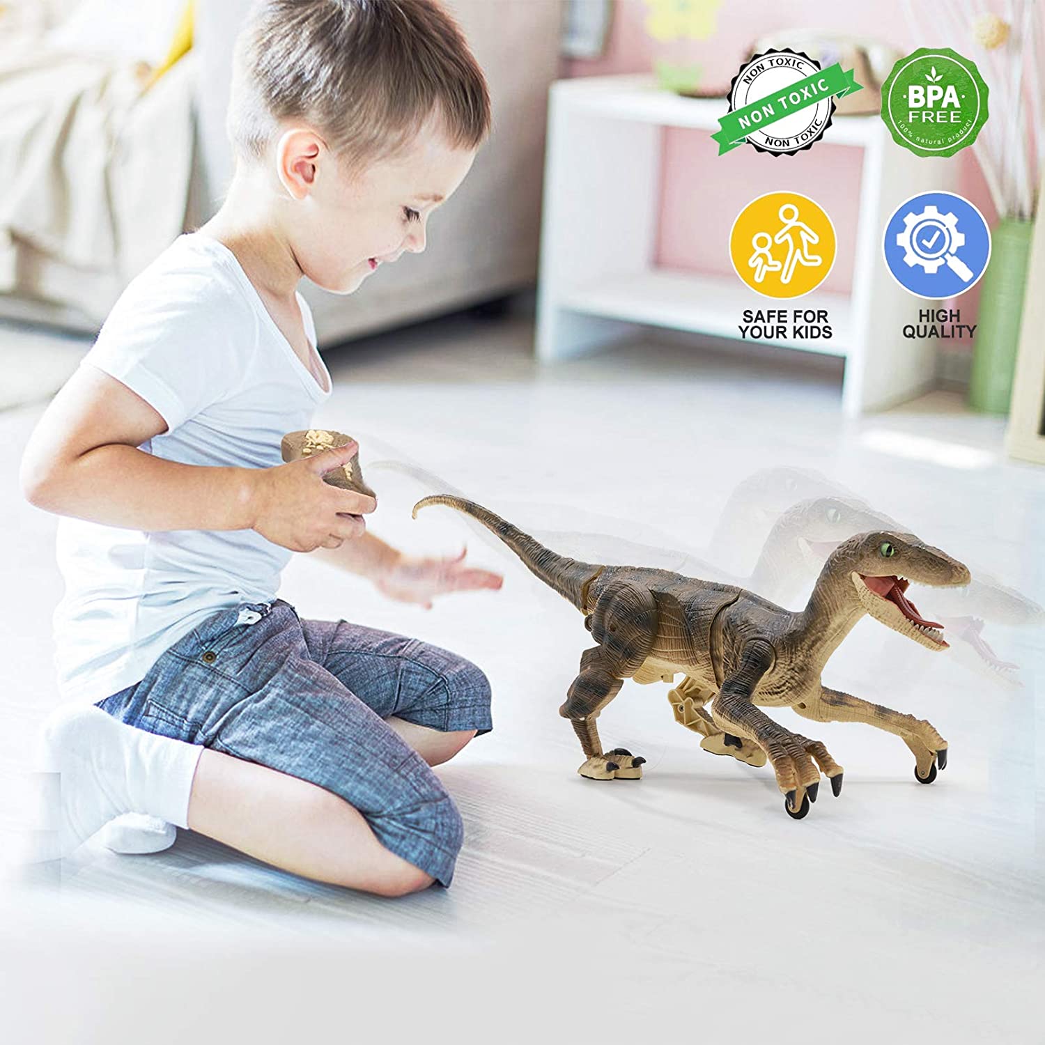 Remote Controlled Dinosaur | Afstandsbedienbare Dinosaurus voor Kinderen