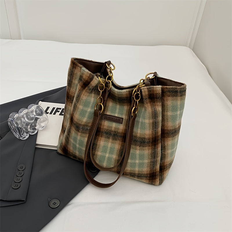 Modieuze Corduroy Kettingtas | YSL Essential | Casual - Origineel - Comfortabel