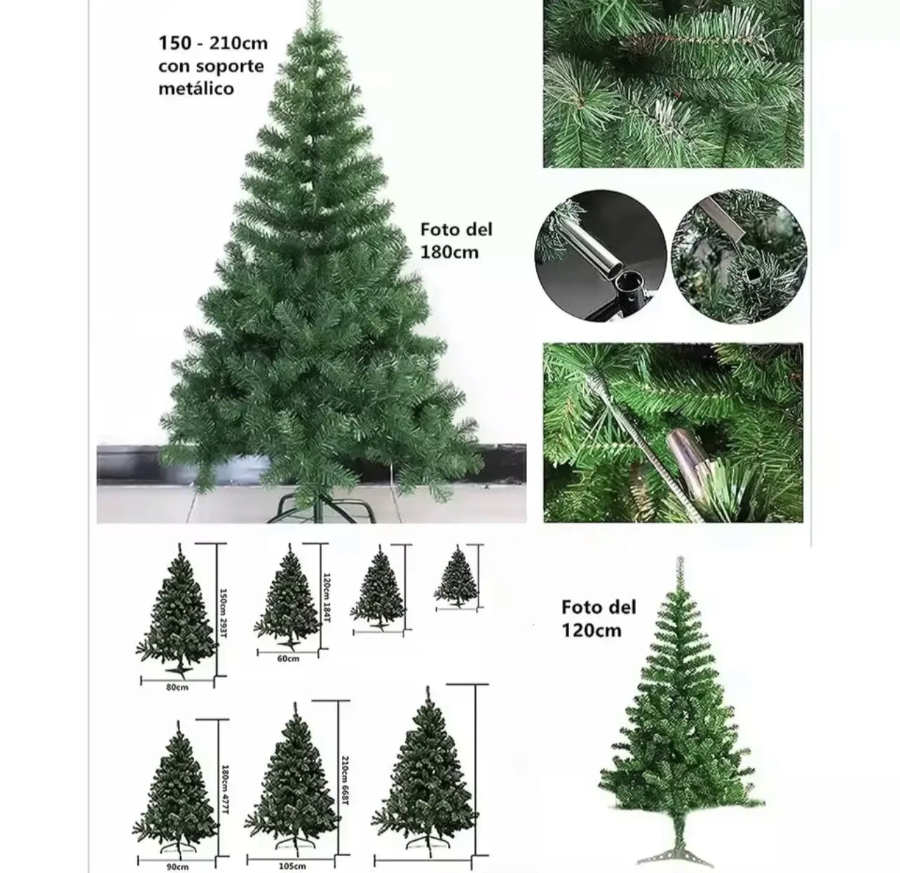 Kunstkerstboom - Zéér Realistisch- Compact op te bergen - Stevig
