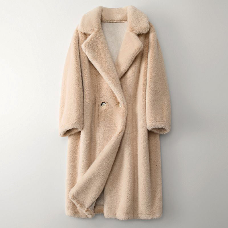 Zachte Winterjas voor Dames | Beige - Warm en Comfortabel
