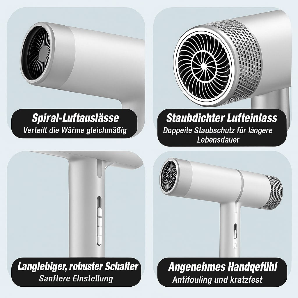 AeroDroog – Professionele Haardroger met Ionentechnologie | Snel & Haarvriendelijk