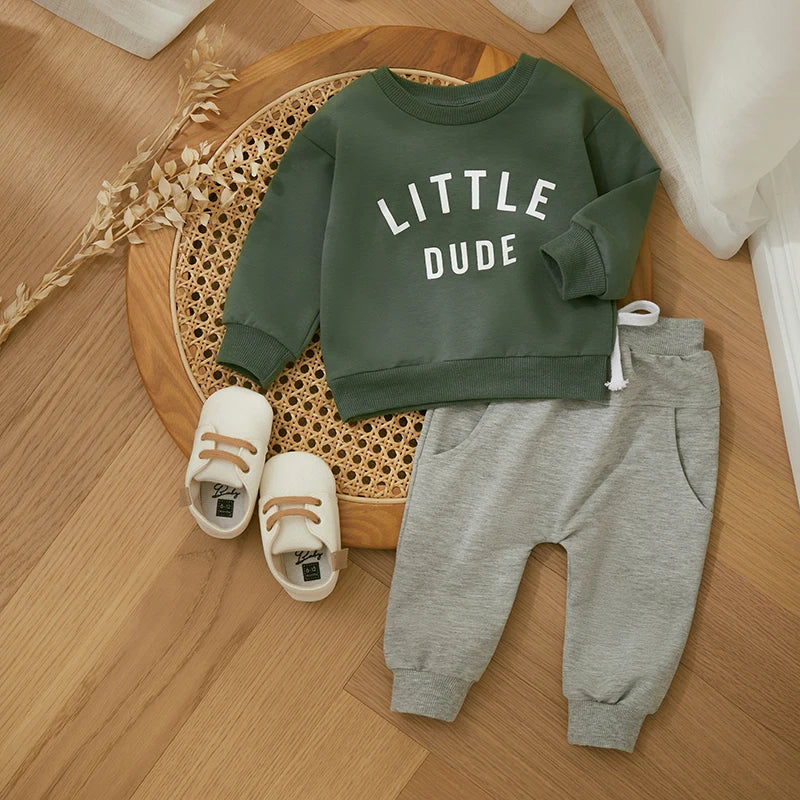 Mini Style | Stoere 'Little Dude' Set Katoen