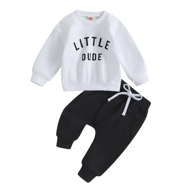 Mini Style | Stoere 'Little Dude' Set Katoen