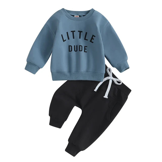 Mini Style | Stoere 'Little Dude' Set Katoen