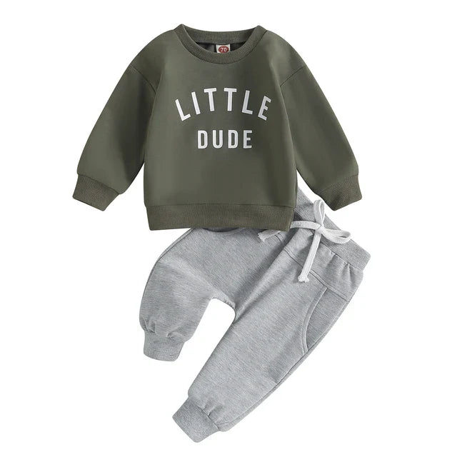 Mini Style | Stoere 'Little Dude' Set Katoen