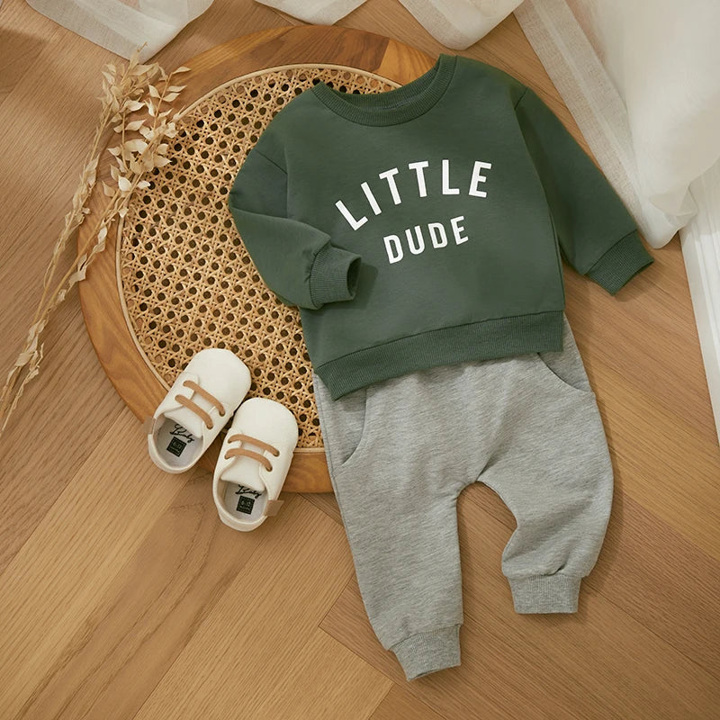 Mini Style | Stoere 'Little Dude' Set Katoen