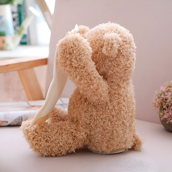 Interactieve Knuffelbeer met Muziek – Zingende & Spelende Kiekeboe Pluche Beer voor Baby Peuter Kleuter 0-5 Jaar