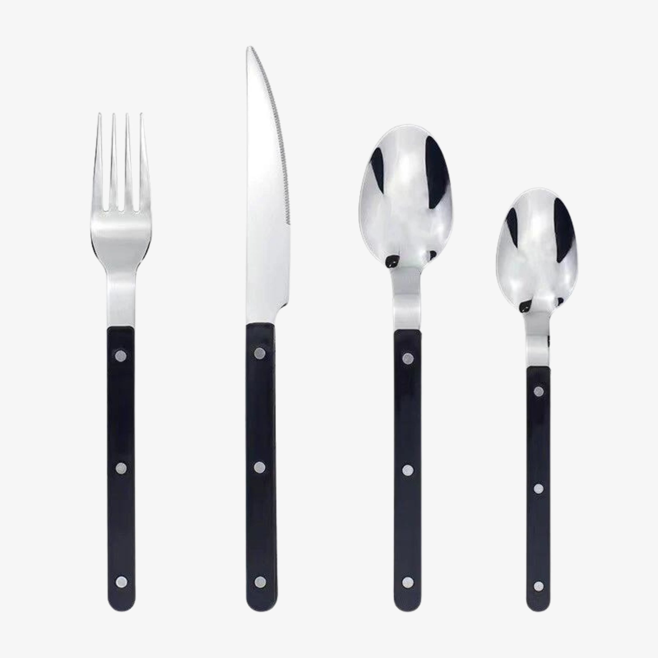 Bestekset 24-Delig voor 6 Personen met Klassiek Bistrodesign