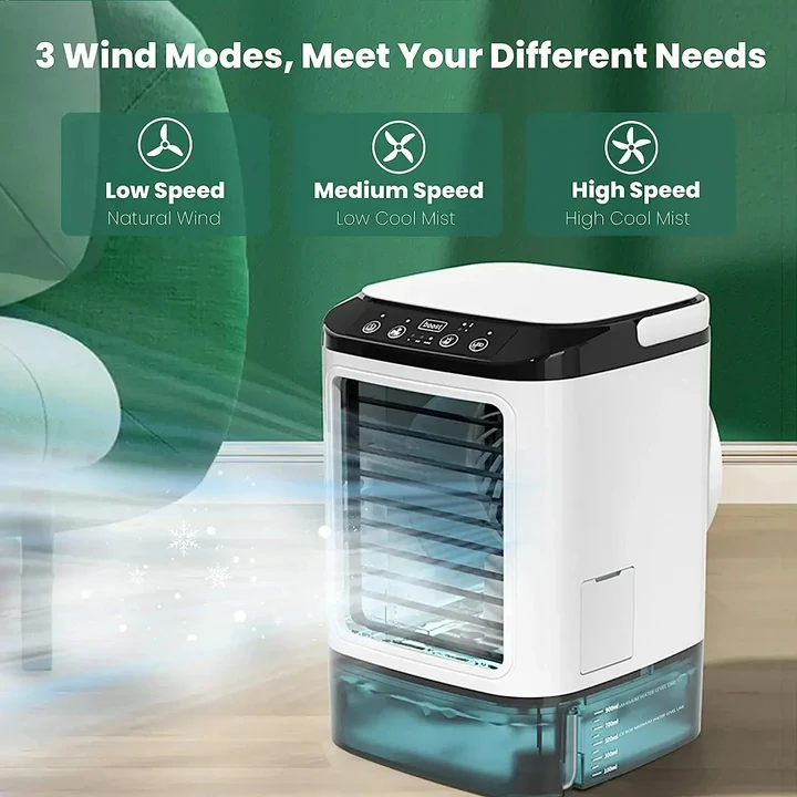 Aerovia Mobiele Airco – 900 ml Watertank & 3 Verkoelstanden