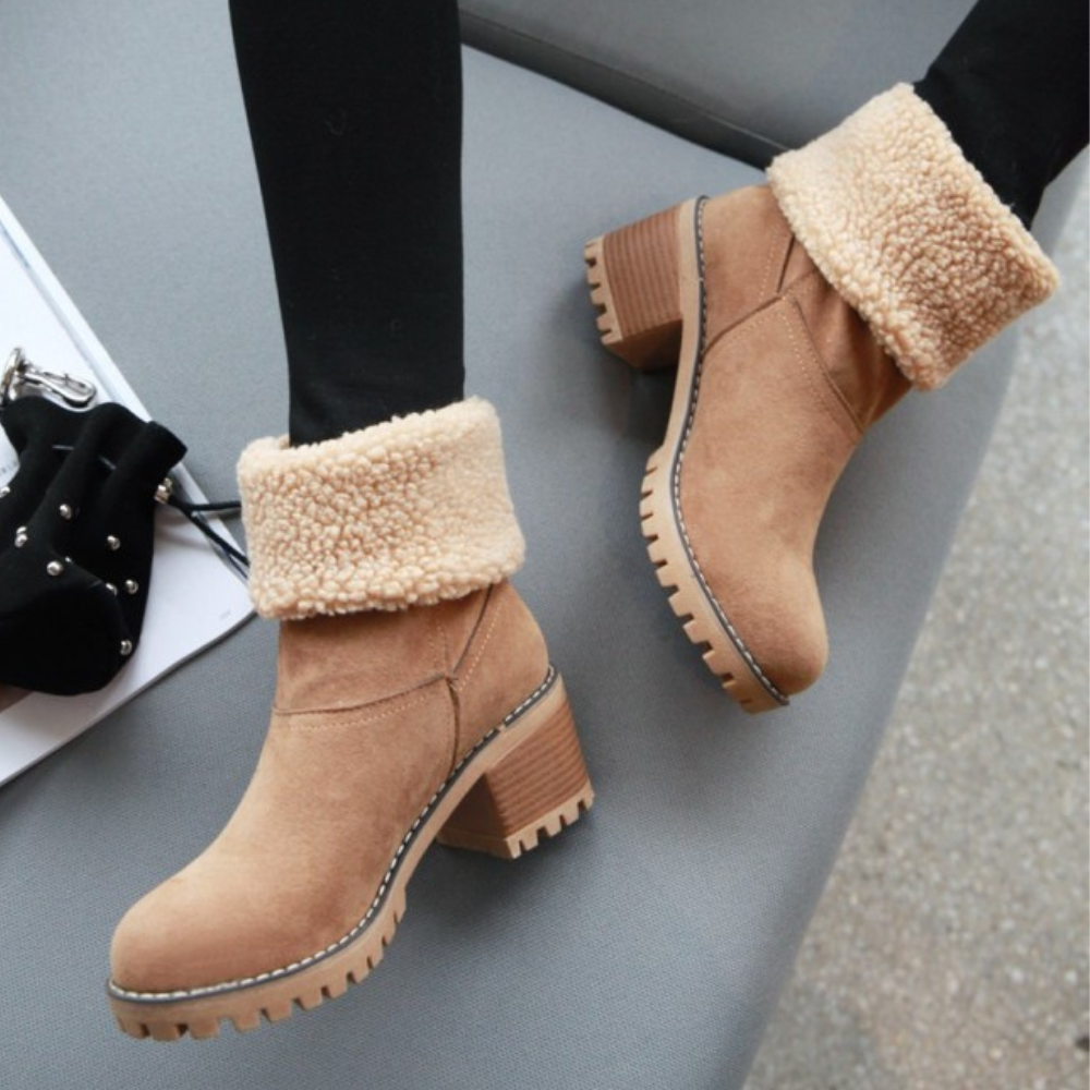 Stylish Fur Lined Boots | Linfall - Warm and Fashionable - For Style and Comfort