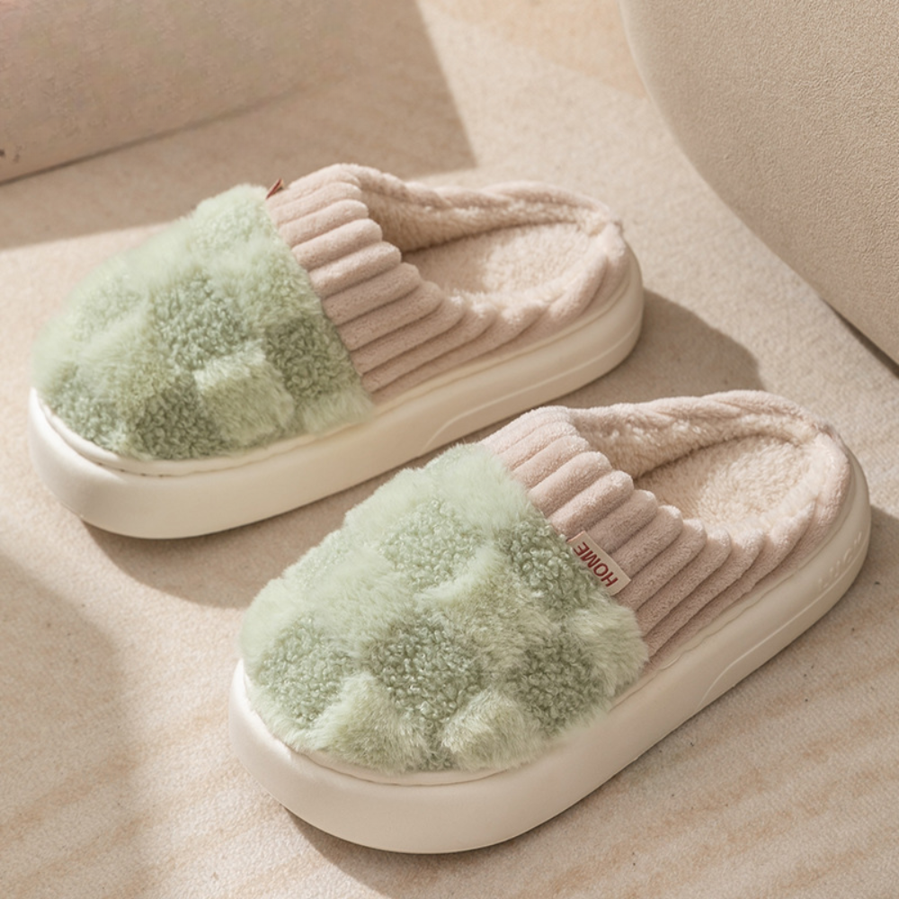 Fluffy Warm Slippers | Olivia - Soft and Comfortable - Ideal for Winter Evenings